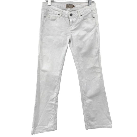 πSALEπ Paige White Benedict Canyon Premium Denim Jeans - Picture 2 of 9